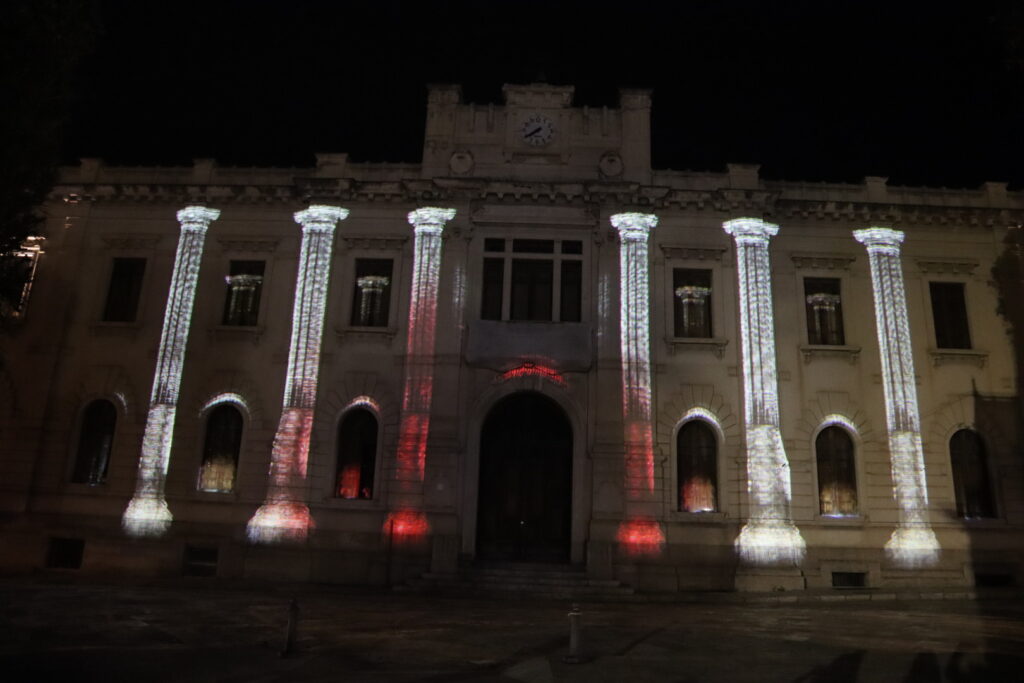video mapping natale palazzo san giorgio