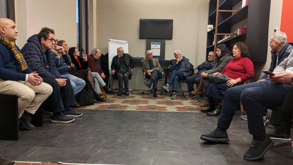 Stefano Consiglio, Presidente di Fondazione Con il Sud, in visita al Consorzio Macramè di Reggio Calabria