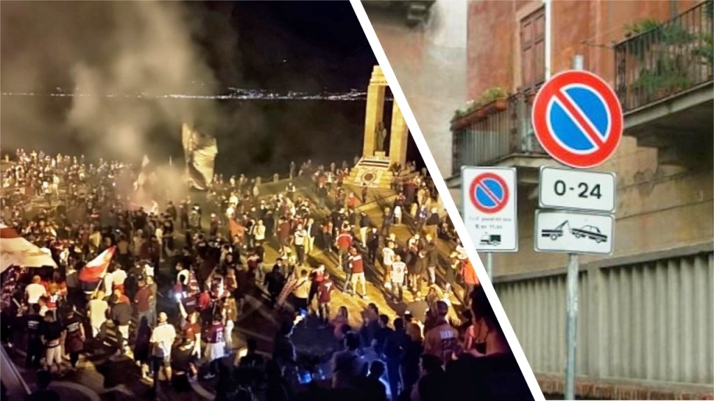Compleanno Reggina divieto di sosta