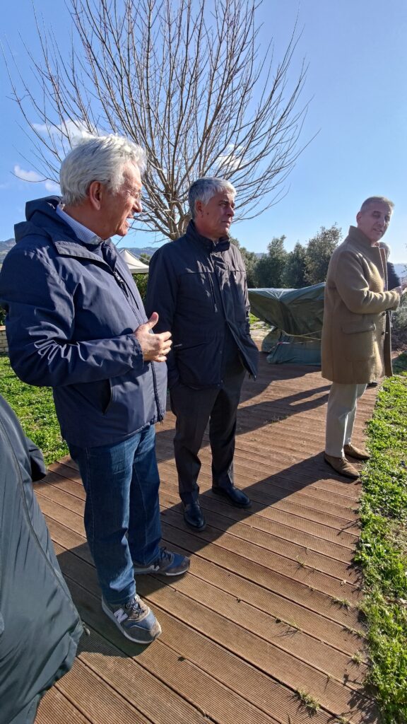 Stefano Consiglio, Presidente di Fondazione Con il Sud, in visita al Consorzio Macramè di Reggio Calabria