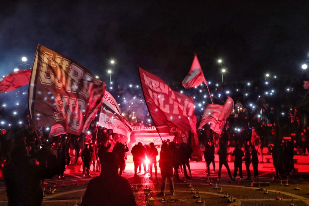 Festa ultrà Reggina per il 110° compleanno