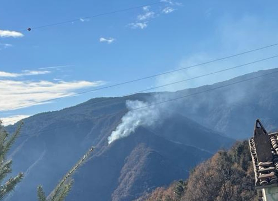 Incendio boschivo San Giovanni in Fiore