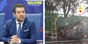 Salvini incidente Montauro