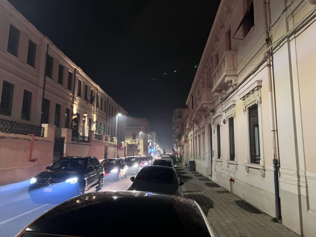 Visibilità ridotta Reggio Calabria centro per festa compleanno Reggina