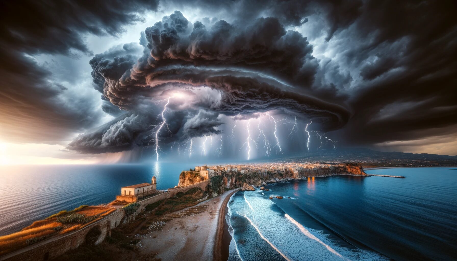allerta meteo temporale costa