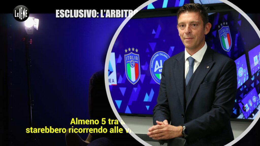 arbitro alle iene denuncia sistema serie a rocchi