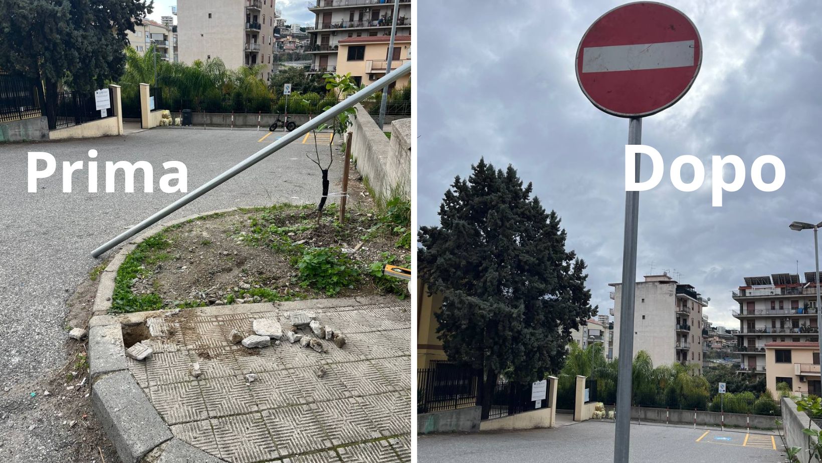 danni vandalici catanoso de gasperi