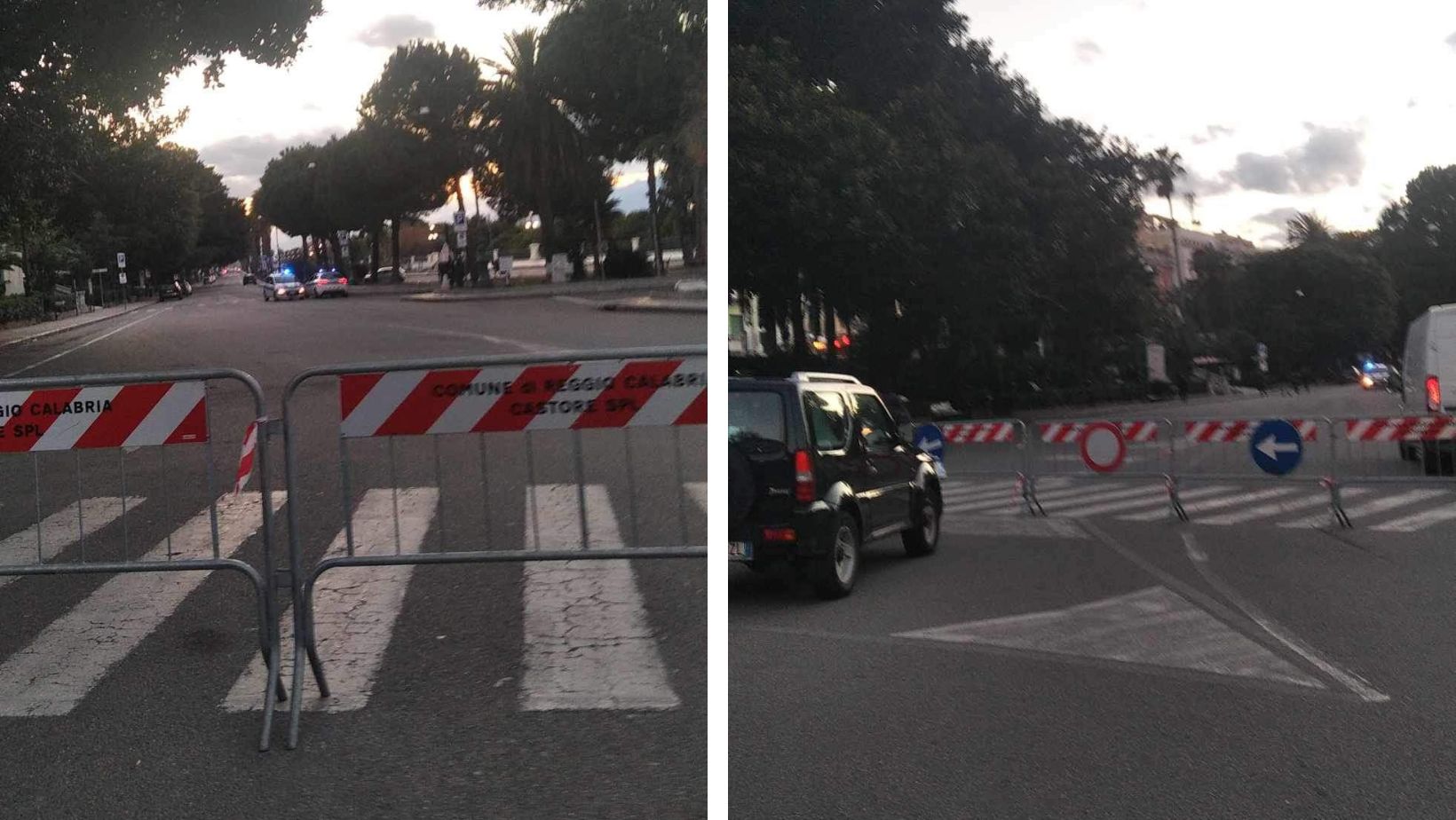 reggio calabria via marina chiusa
