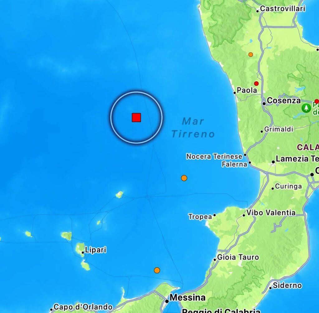 terremoto isole eolie