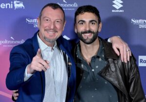 Amadeus e Marco Mengoni