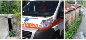 Ambulanza non passa strada pericolante a Salice