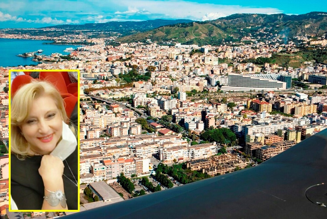 Gabriella Andriani e Reggio dall’alto