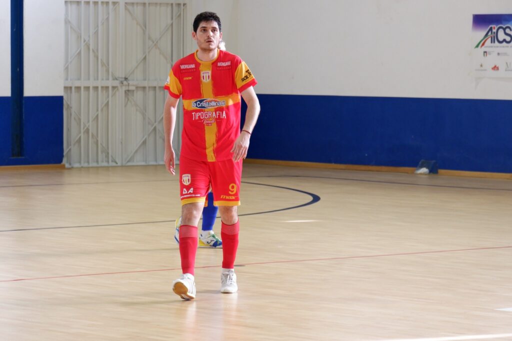 L'argentino Lautaro Mendez (MESSINA FUTSAL)
