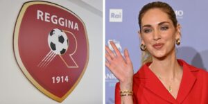 Logo Reggina e Chiara Ferragni