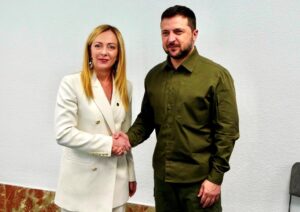 Meloni e Zelensky
