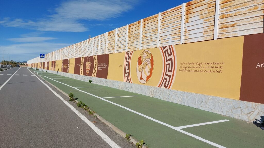 Parcheggi davanti al Parco Lineare Sud