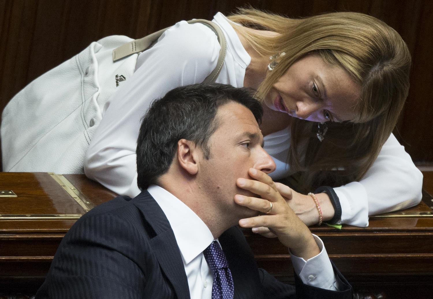Renzi e Meloni