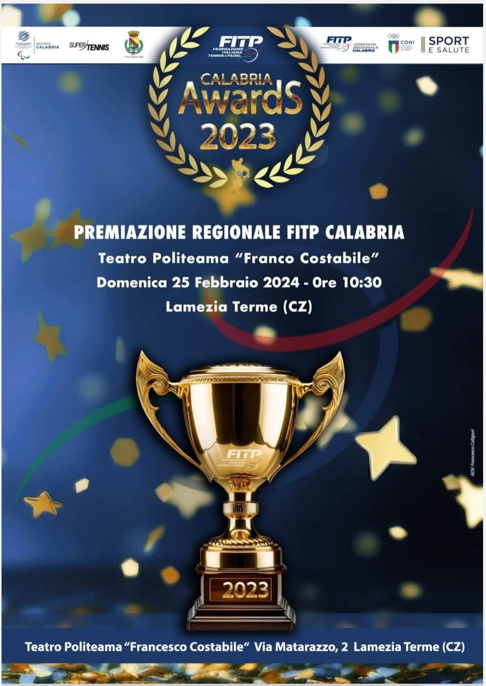 Tennis e padel Calabria awards