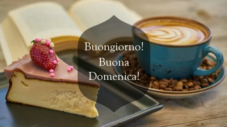 buongiorno e buona domenica