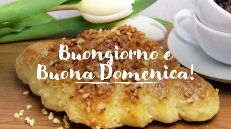 buongiorno e buona domenica