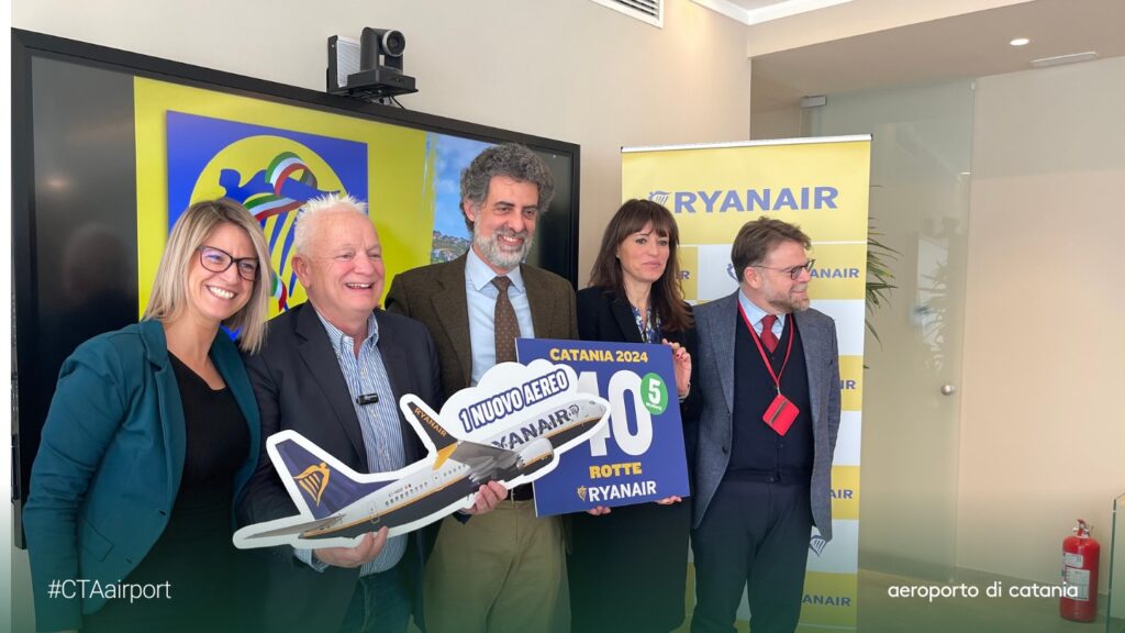 catania aeroporto annunci rotte ryanair