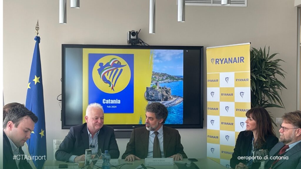 catania aeroporto annunci rotte ryanair