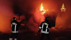 incendio San Filippo del Mela