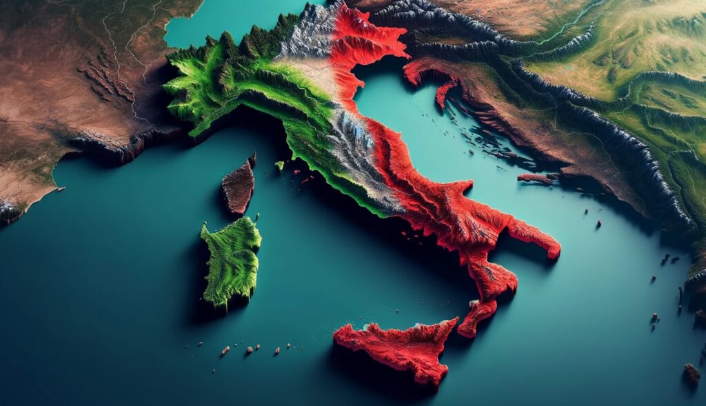 italia cartina