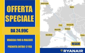 Messina, l’assessore Caruso: “Ryanair a Reggio Calabria è una notiz… Messina, l’assessore Caruso: “Ryanair a Reggio Calabria è una notiz…