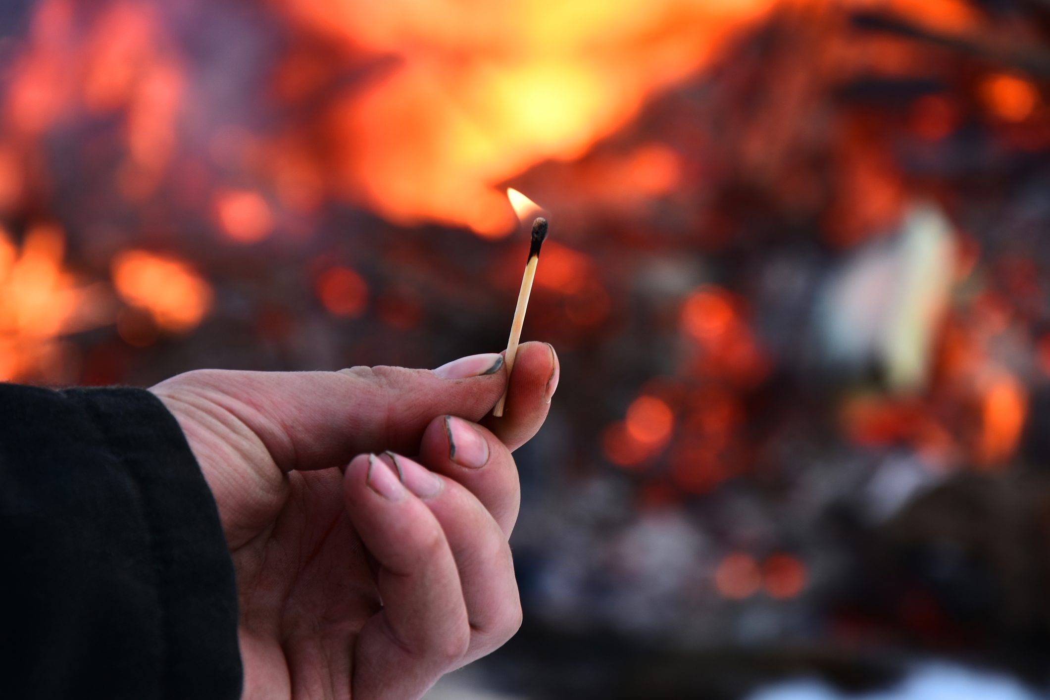 piromane incendio