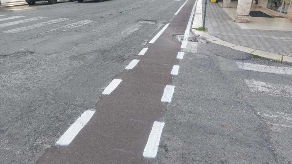 pista ciclabile via de nava
