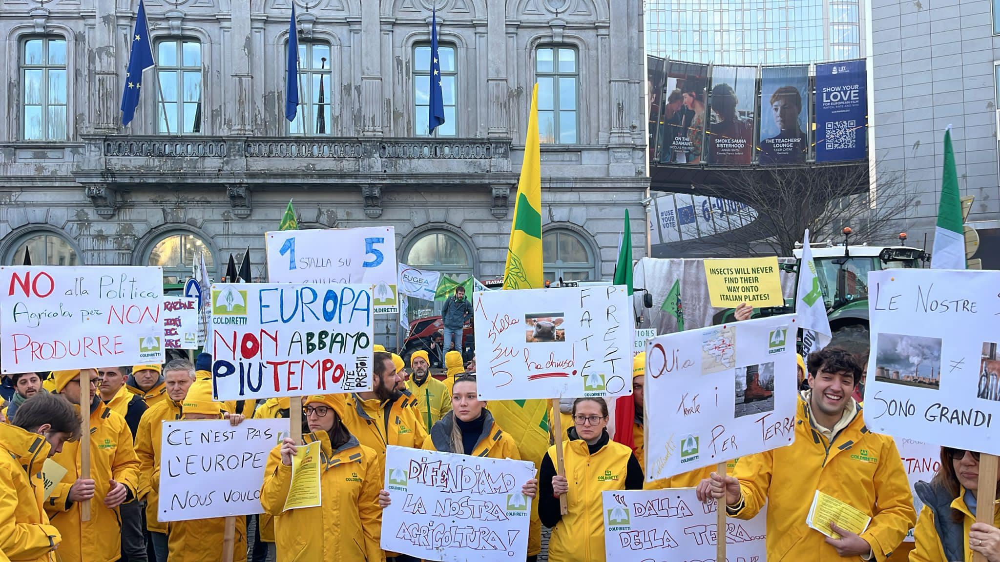 protesta agricoltori bruxelles 9