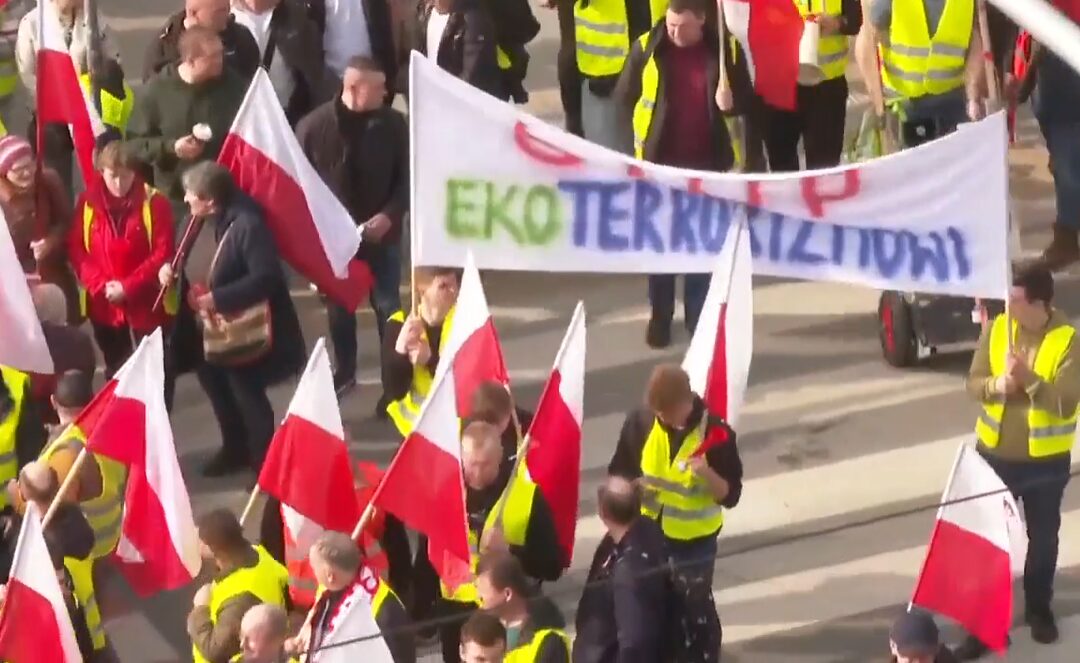 protesta agricoltori polacchi