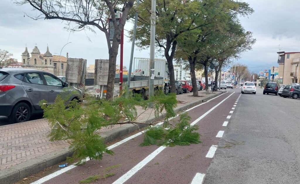 ramo pista ciclabile calopinace