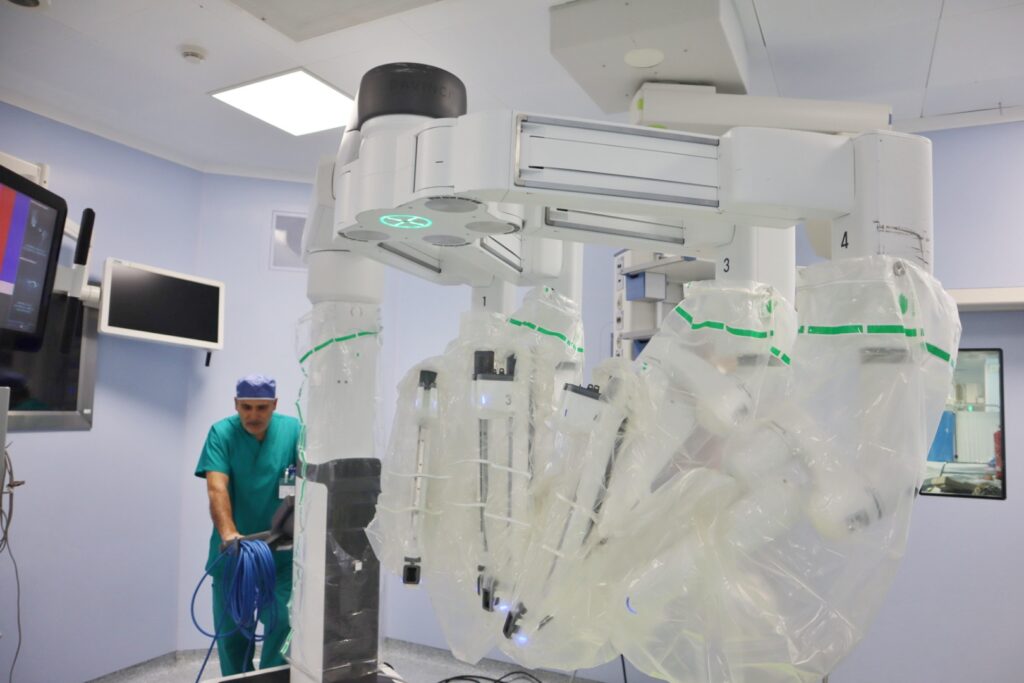 robot da vinci gom reggio calabria