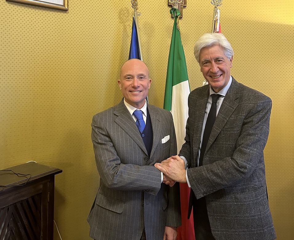 Il Vicario del Questore Trotta ed il Questore Gargano