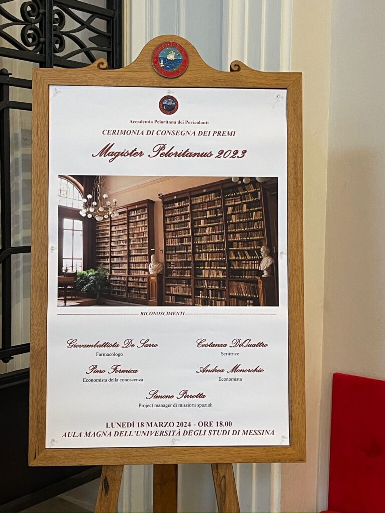 Il manifesto dell'evento tenutosi a Messina