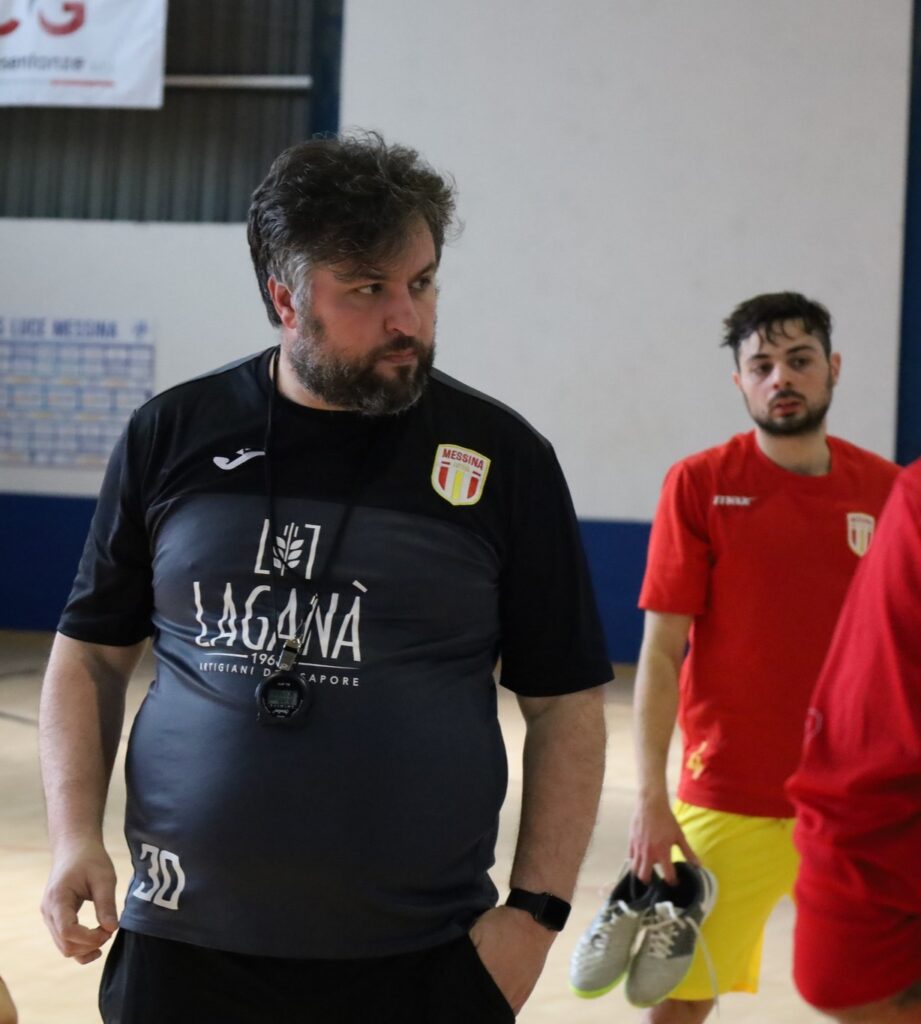 Il tecnico Salvatore Battiato (MESSINA FUTSAL)