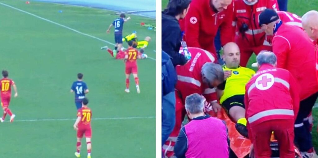 Infortunio Assistente Cosenza-Catanzaro