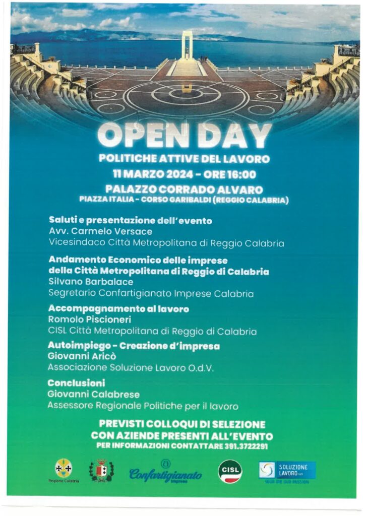 LOCANDINA OPEN DAY