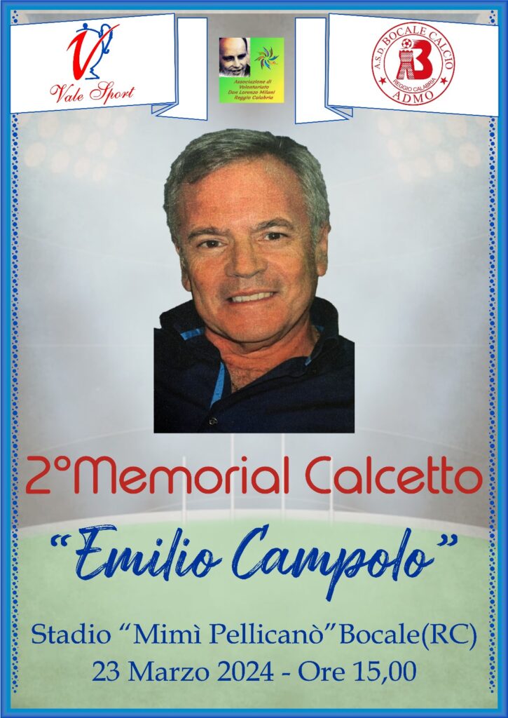 Locandina Memorial Bocale Emilio Campolo