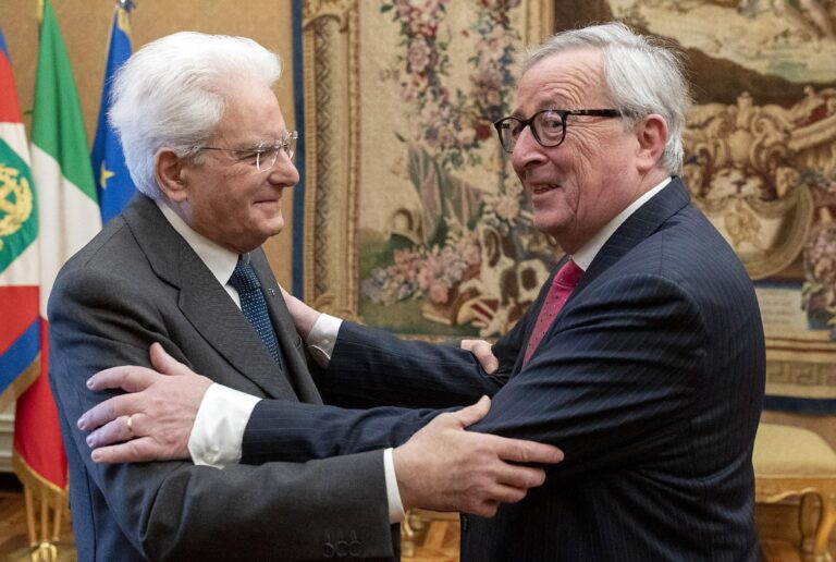 Mattarella e Juncker