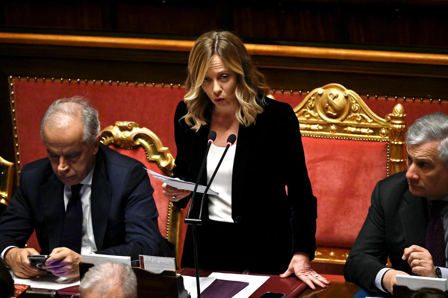 Meloni al Senato
