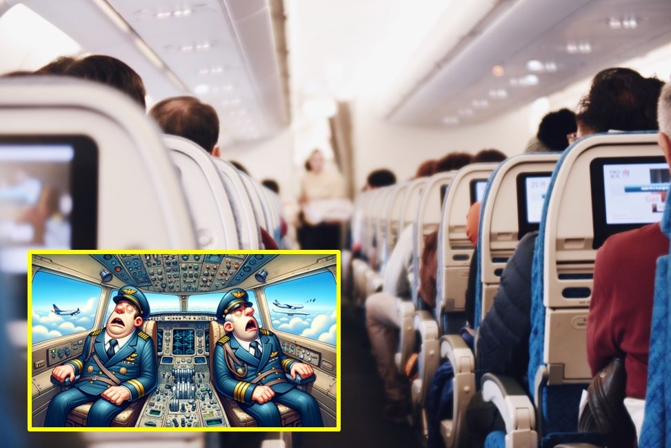 Piloti si addormentano in volo