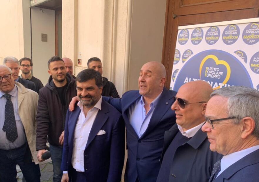 Presentazione lista Alternativa Popolare alle Europee con Bandecchi Palamara e Ripepi