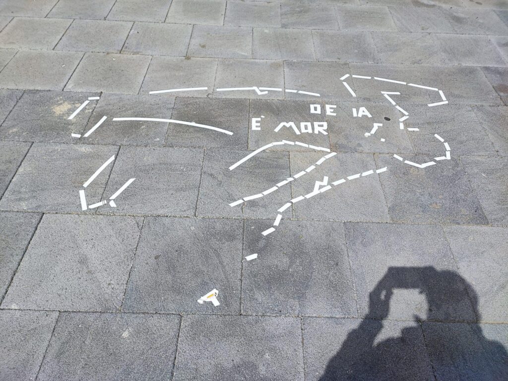 Scritta volgare Pizza Lo Sardo Messina