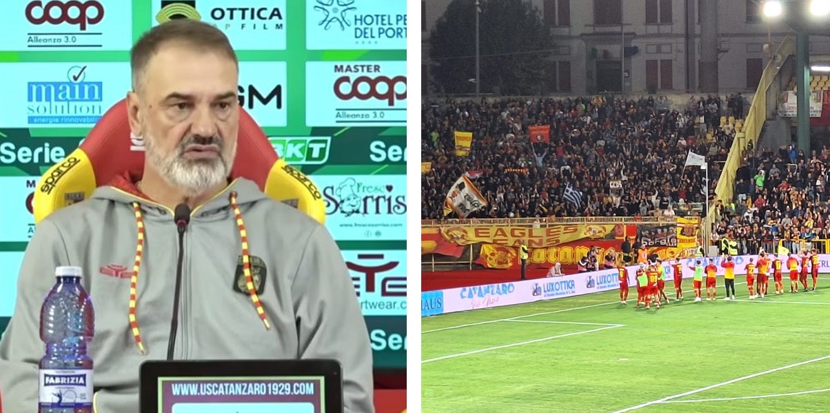 Vivarini e tifosi Catanzaro