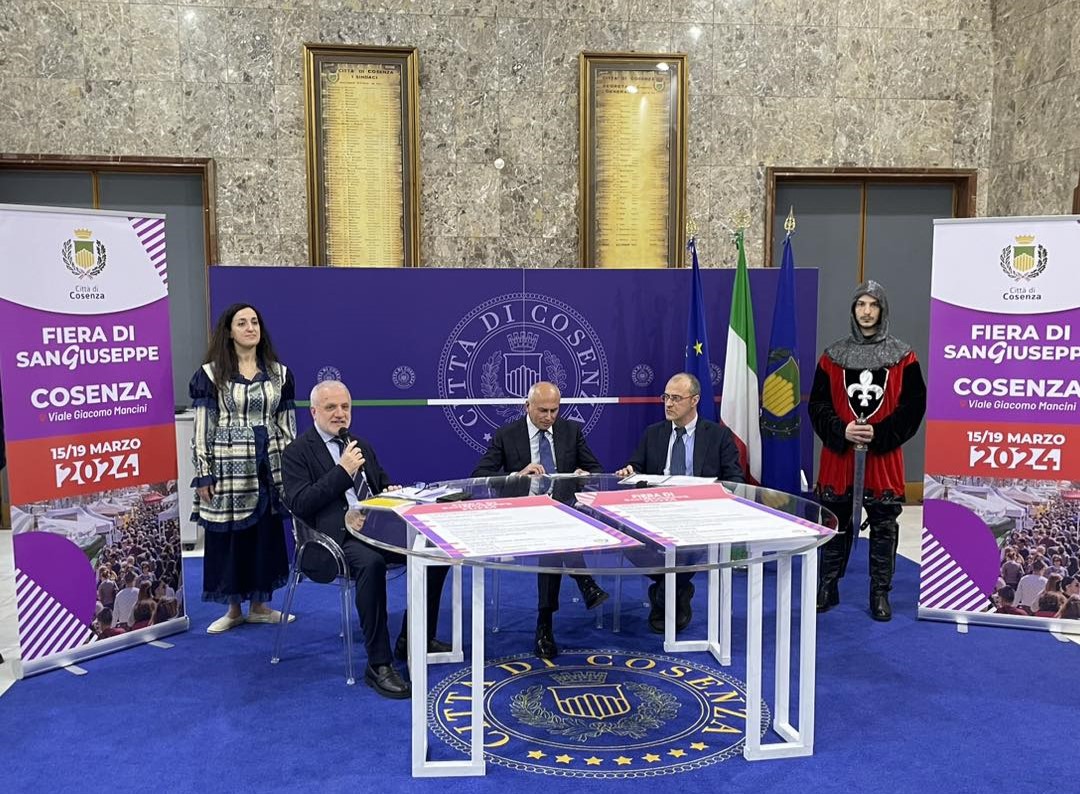 conferenza stampa fiera san giuseppe cosenza