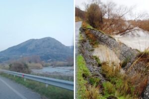 fiume lao rischio esondazione