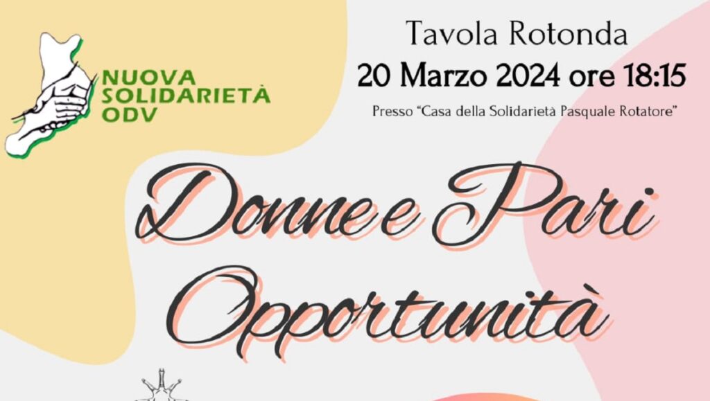 iniziativa pari opportunità